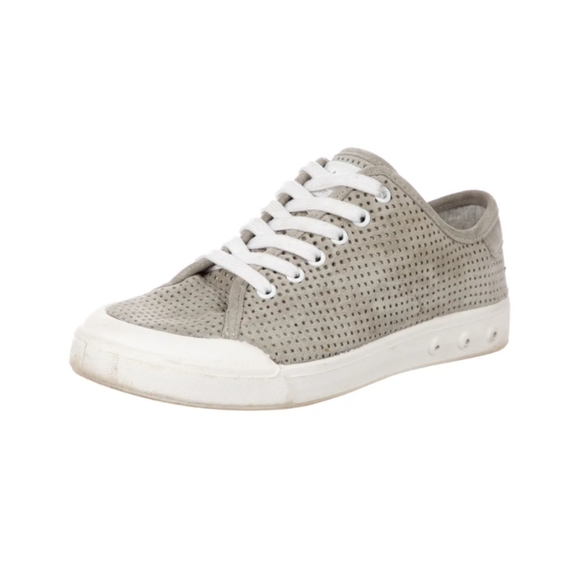 rag & bone Shoes - RAG & BONE Suede Lasercut Accents Sneakers